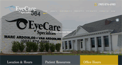 Desktop Screenshot of houmaeyecare.com